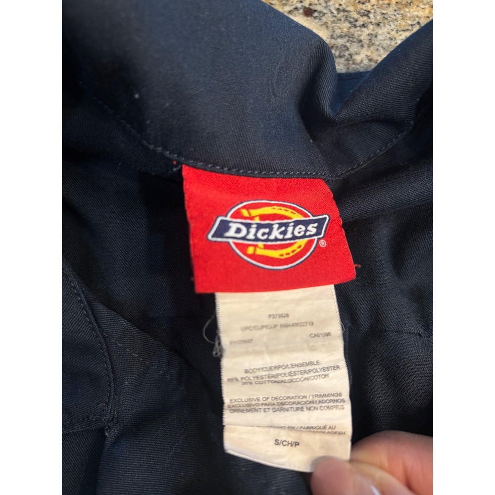 Dickies Navy Short Sleeve Women's‎ Coverall Jumpsuit His Favorite Homegirl Small - Picture 2 of 10
